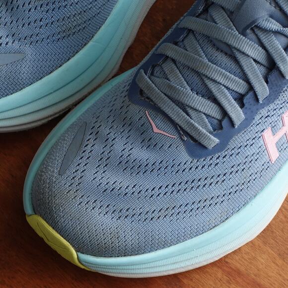 Hoka One One Sneakers Womens SZ 8.5B Blue Bondi 8 Athletic Running Comfort Shoes - Picture 5 of 16